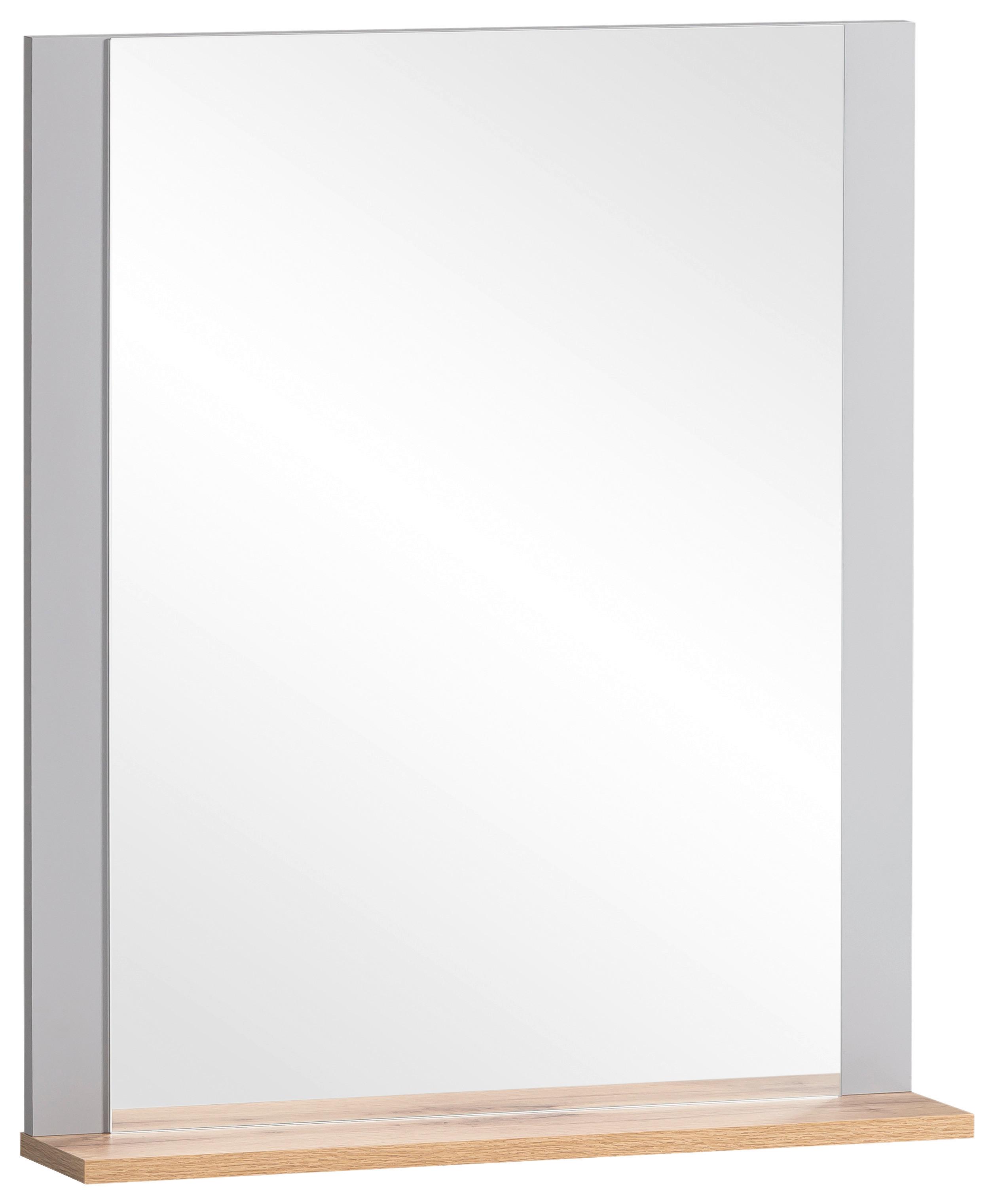 Wandspiegel Jelda ca.60x71x12cm Platinfarben - Platinfarben, Holzwerkstoff (60/71/12cm) - MID.YOU