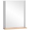 Wandspiegel Jelda ca.60x71x12cm Platinfarben - Platinfarben, Holzwerkstoff (60/71/12cm) - MID.YOU