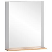 Wandspiegel Jelda ca.60x71x12cm Platinfarben - Platinfarben, Holzwerkstoff (60/71/12cm) - MID.YOU