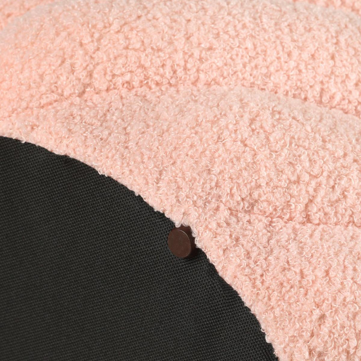 Ülőke Rózsaszín Deho - rózsaszín, Modern, faalapú anyag/textil (40/40cm)