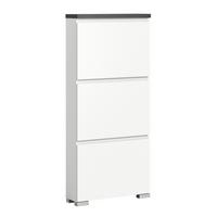 Ormarić Za Cipele Shoelove - bijela/siva, Moderno (60/133/18cm) - Modern Living