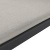 TRÄDGÅRDSSTOLAR SET BENICIO - mörkgrå/svart, Modern, metall/textil (56/80/64cm) - Bessagi Garden