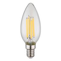 Led-leuchtmittel Max. 6 Watt - Klar, Glas/Metall (3.5/9.8cm)
