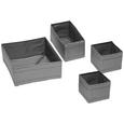 Set Škatel Za Shranjevanje Tina - siva, tekstil (28/28cm) - Mömax modern living Set Škatel Za Shranjevanje Tina - siva, tekstil (28/28cm) - Mömax modern living