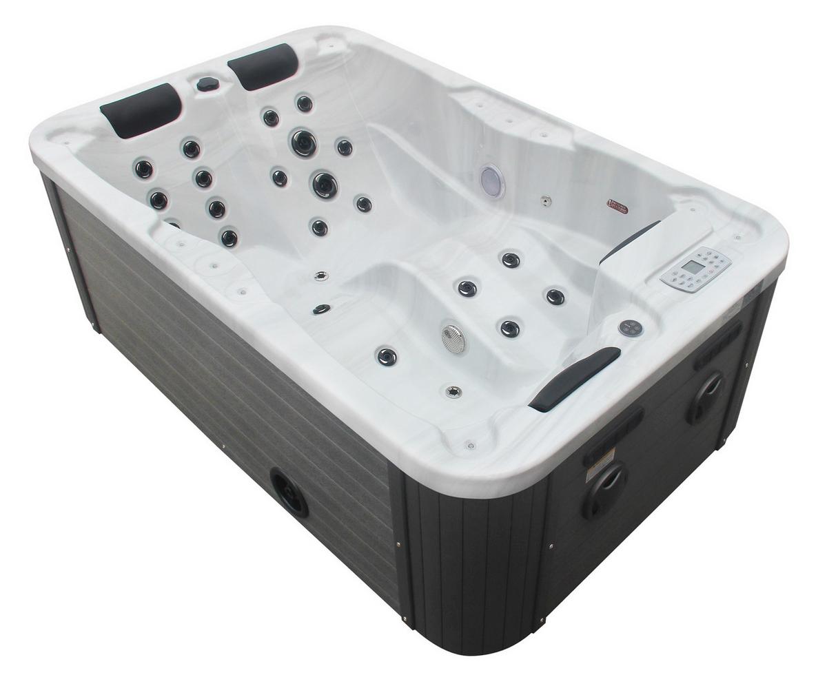 Jacuzzi Thermotetővel Modena - fehér, műanyag/fém (205/70/130cm) - Sanotechnik