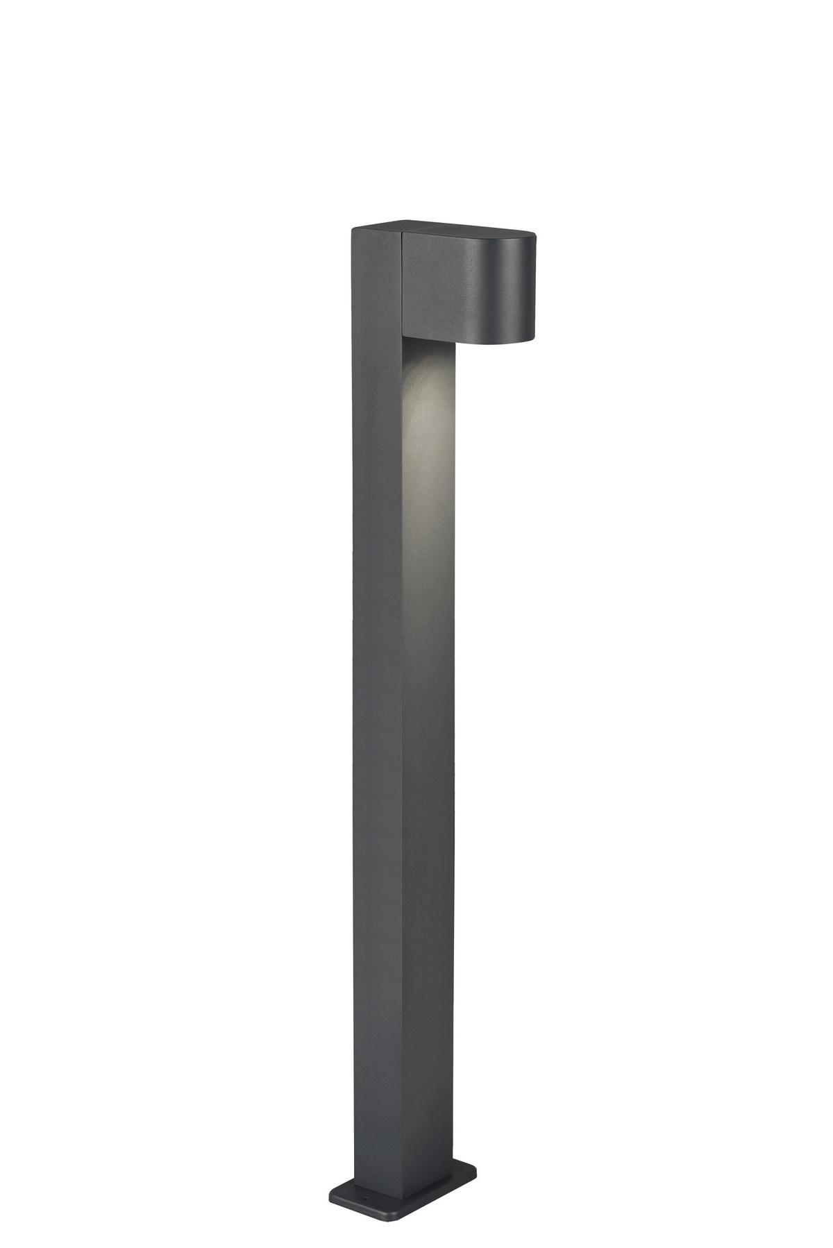 Wegleuchte Roya in Anthrazit max. 20 Watt - Anthrazit, Design, Metall (15,0/100cm) - Trio Leuchten