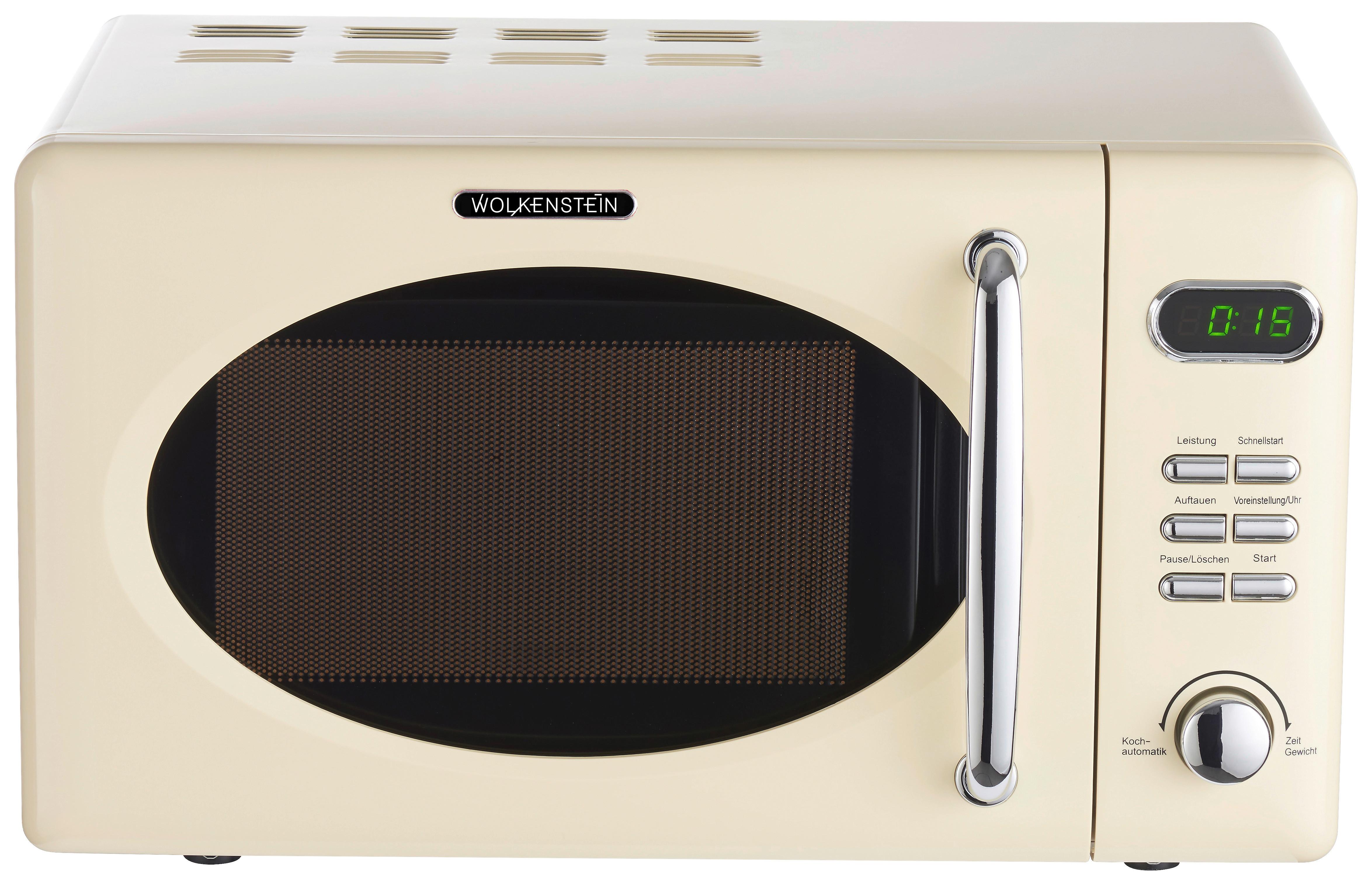 Mikrowelle WMW720 SC Creme 700 W 20 Liter - Creme, Basics, Metall (46/26/37cm) - Wolkenstein