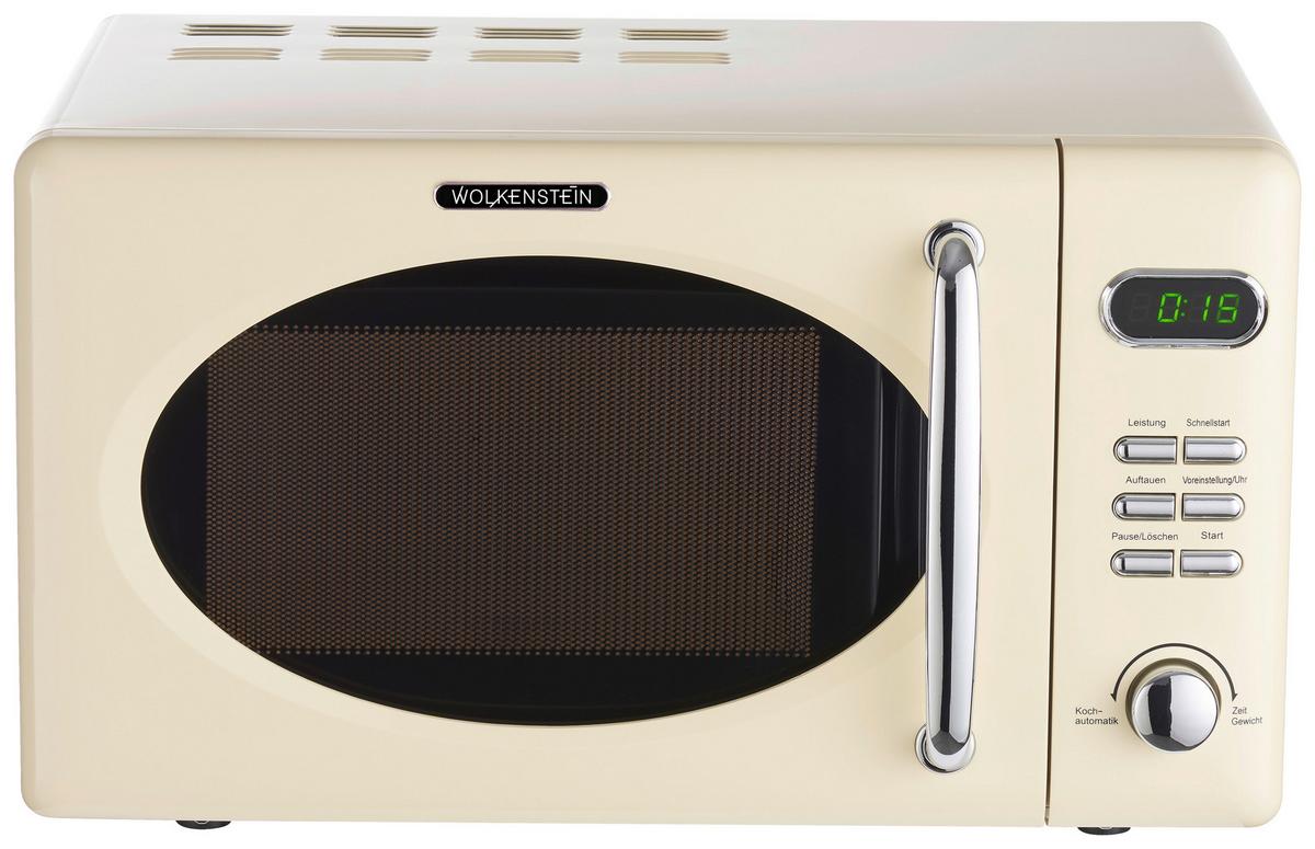 Mikrowelle WMW720 SC Creme 700 W 20 Liter - Creme, Basics, Metall (46/26/37cm) - Wolkenstein
