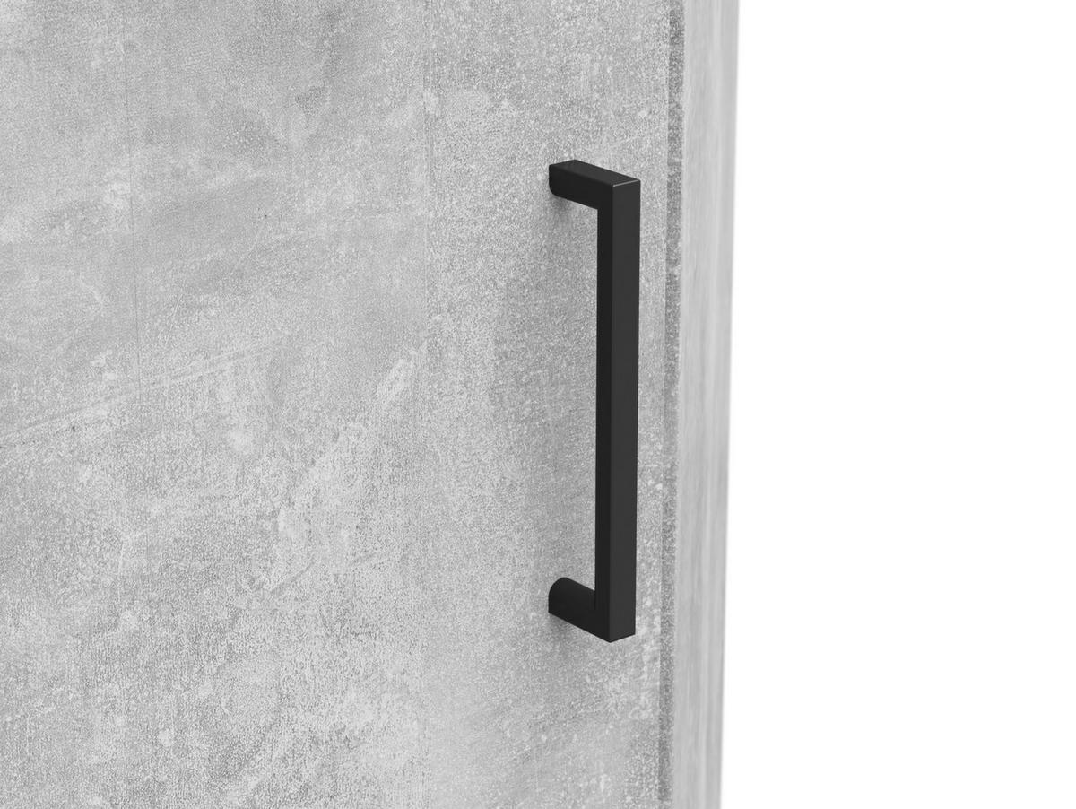 Eckkommode Multistauraum Grau - Schwarz/Grau, Modern, Holzwerkstoff/Kunststoff (71,5/115/71,5cm) - Premium Living