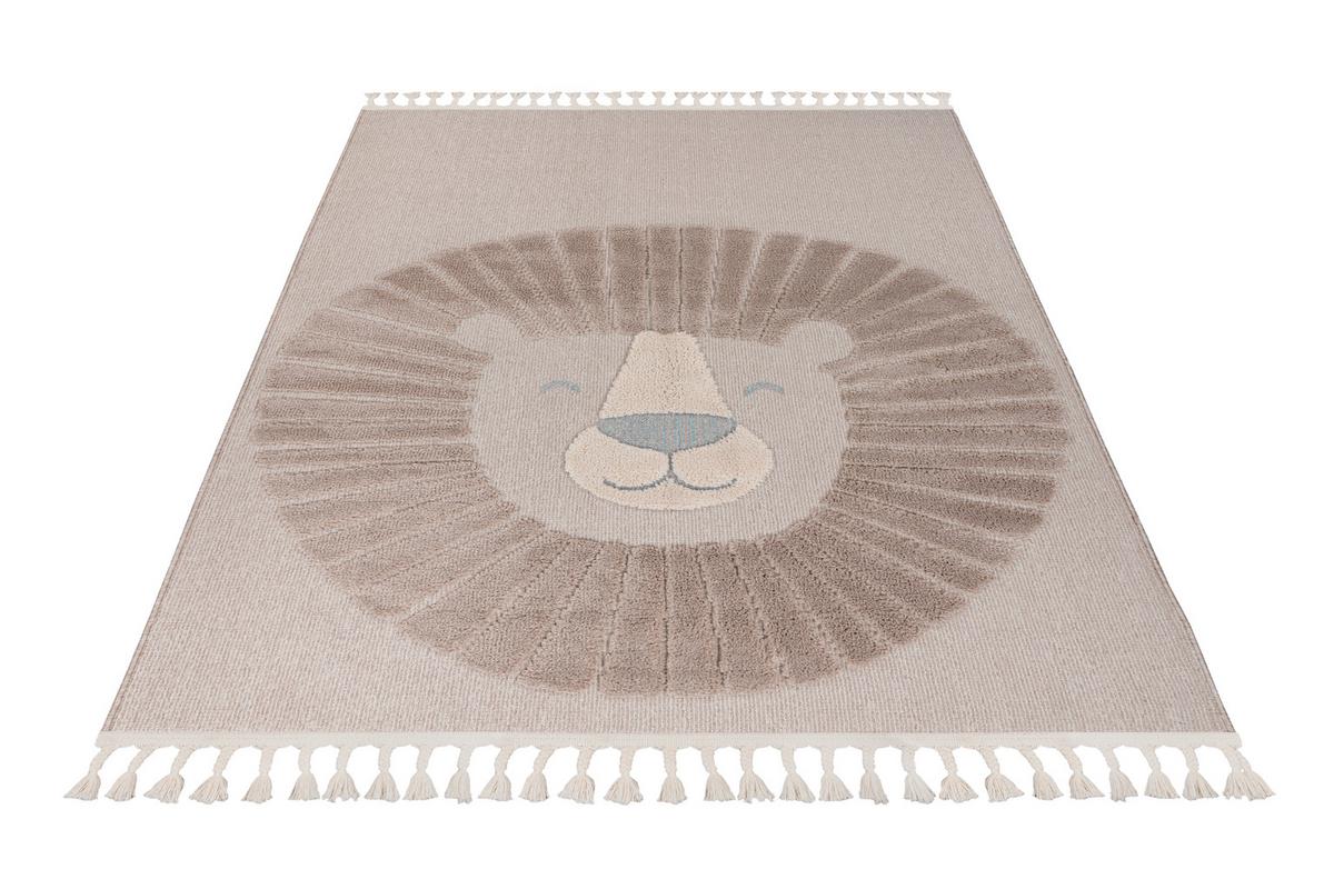 Covor pentru copii My Fano Lion, cca. 160x230cm - multicolor/portocaliu, Basics, textil (160/230cm) - Obsession