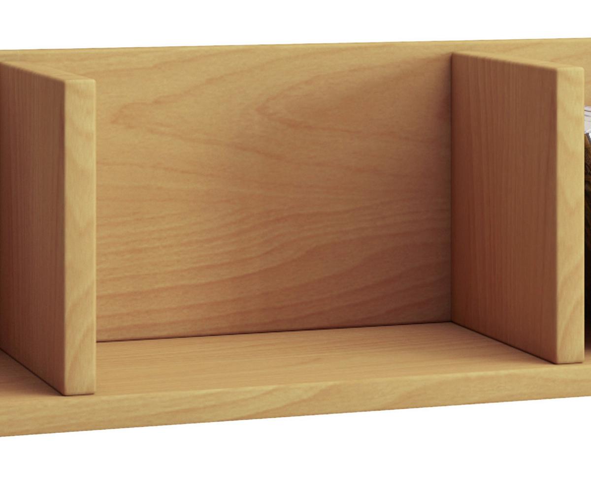 Wandregal in Buchefarbe Honsa - Buchefarben, KONVENTIONELL, Holzwerkstoff (97/15/17cm) - MID.YOU