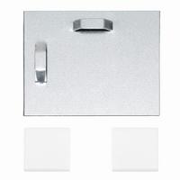 Befestigungsset Wandblech in Grau, 3-teilig - (8/8cm) - Mömax