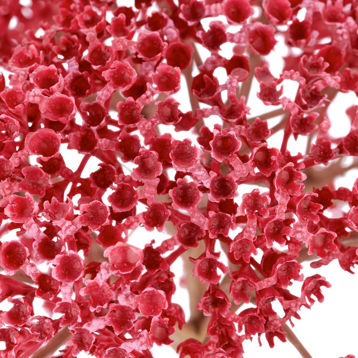 Kunstblume Achillea I Pink - Pink/Creme, Basics, Kunststoff/Textil (70cm) - Mömax