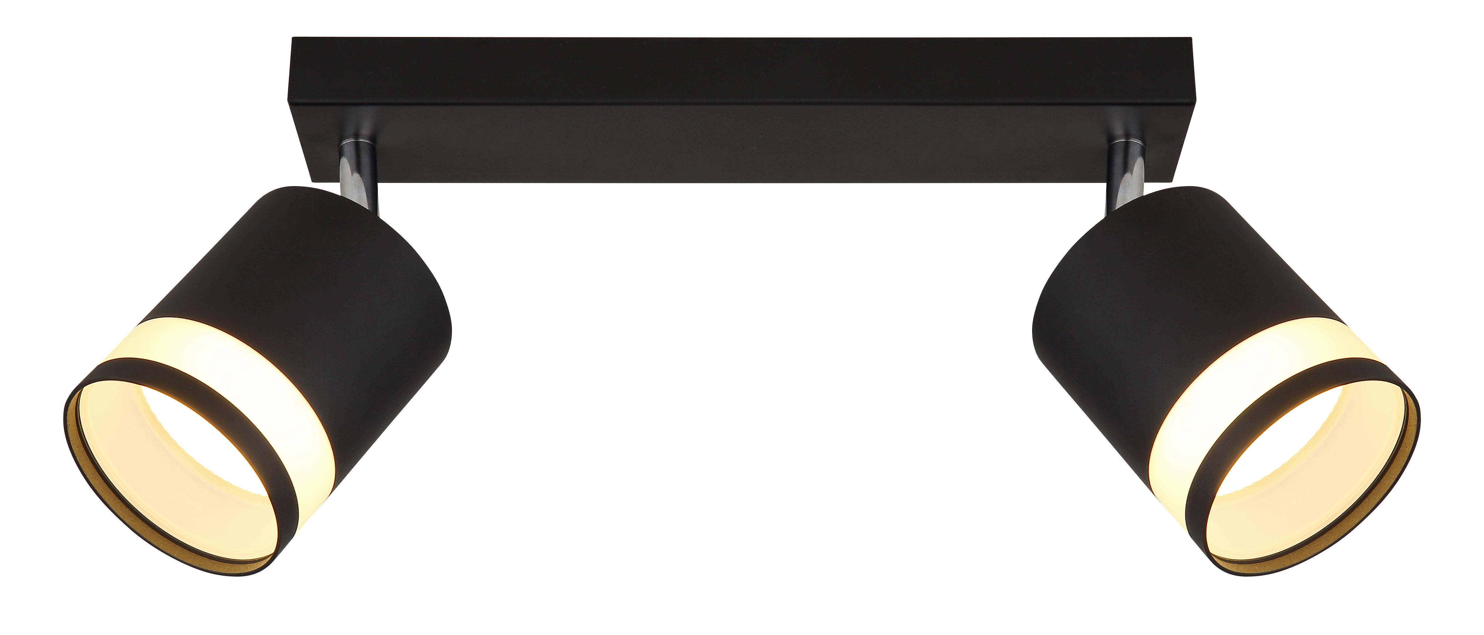 Reflektor Lucero - bijela/crna, Design, metal/plastika (30/8,2/18,5cm) - Globo