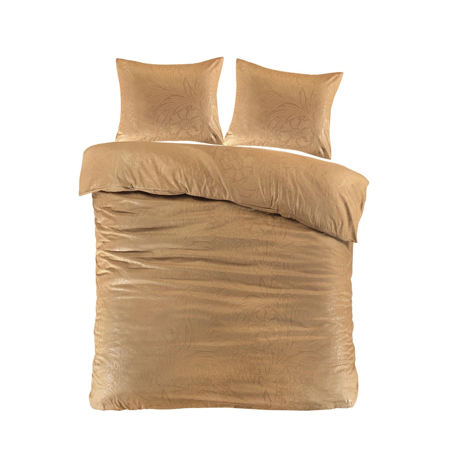 Posteljnina Ornament, Zlata, 2x60/80, 200/200 - temno rumena, tekstil (200/200cm) - Mömax