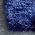 Schaffell Teddy Blau 100x150cm - Blau, Textil (100/150cm) - Mömax modern living
