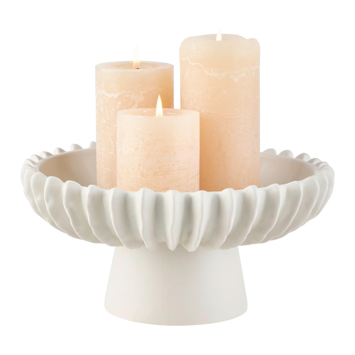 Dísztál Feline - fehér, Konventionell, kerámia (26/13,5cm) - Mömax