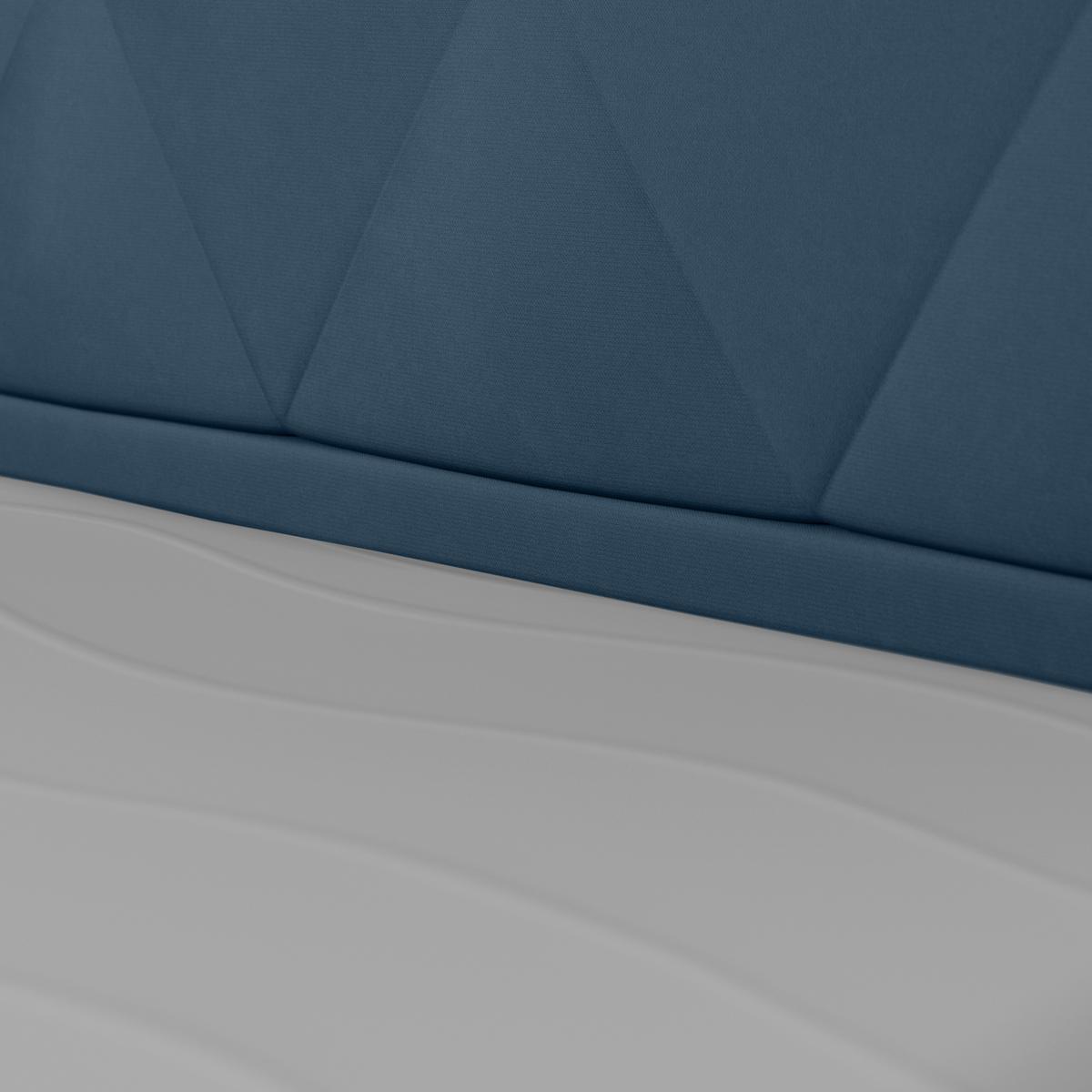 Boxspringbett Porto ca. 180x200 cm Blau - Blau, MODERN, Holz/Kunststoff (180/200cm) - MID.YOU
