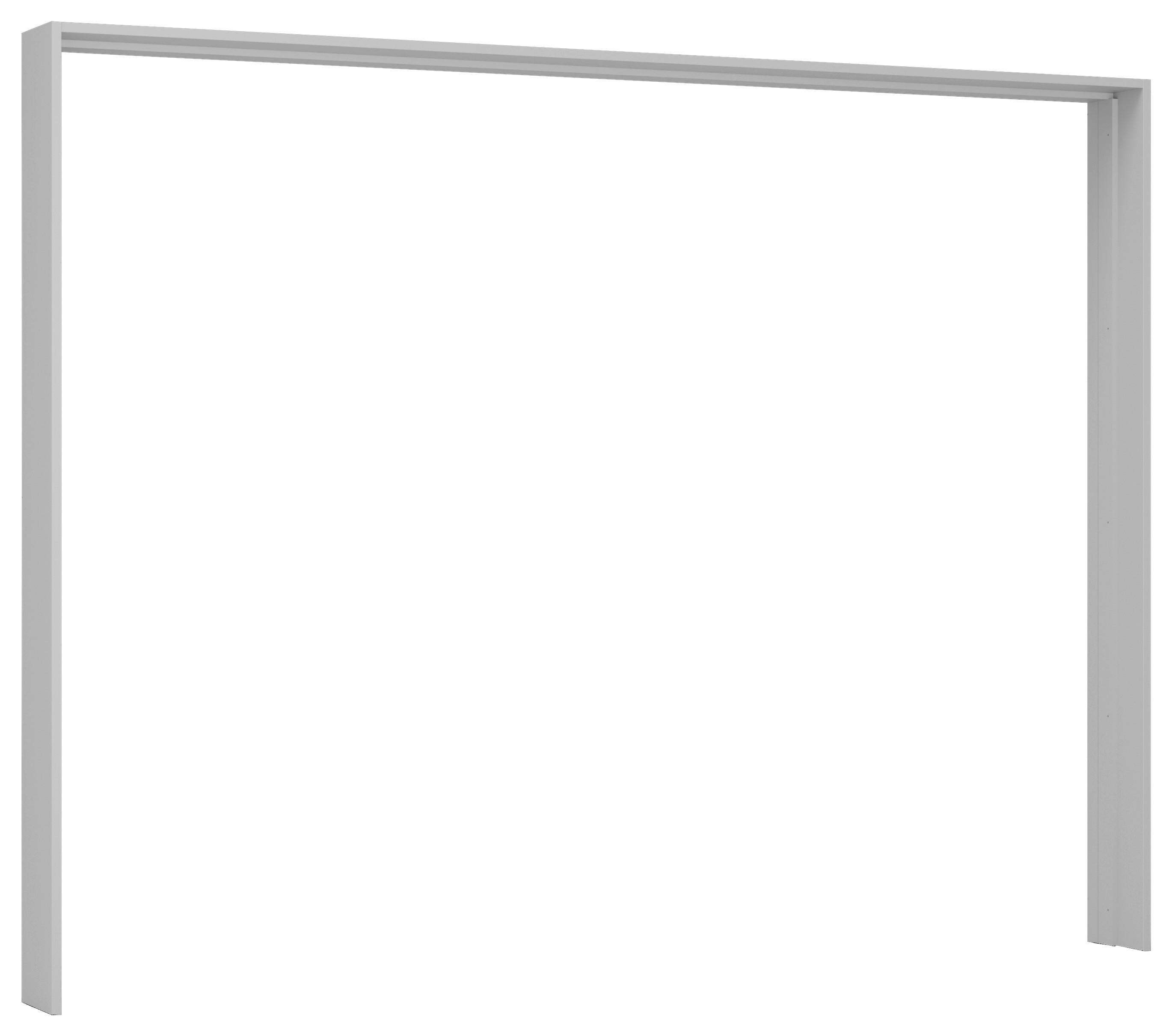 Okrasni Okvir Quadra, Svetlo Siva - siva, Basics, leseni material (278/233/23cm) - Xora