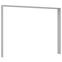 Okrasni Okvir Quadra, Svetlo Siva - siva, Basics, leseni material (278/233/23cm) - Xora