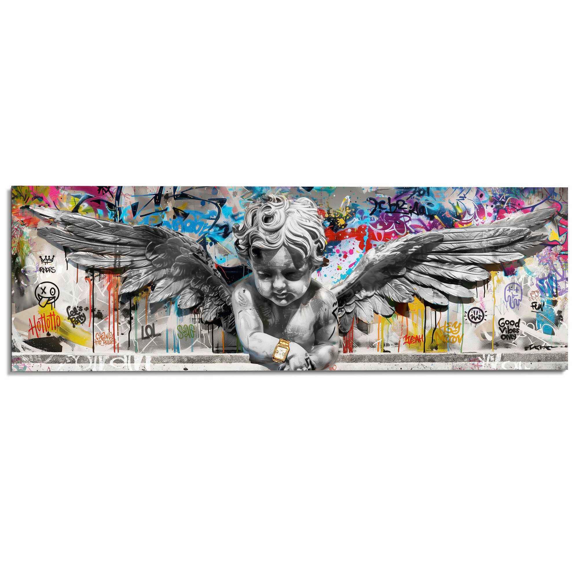 Bild Deco Panel Multicolor - Multicolor, Basics, Holz (156/52/2cm) - Reinders!