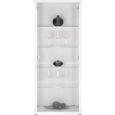 Vitrine Weiß - Alufarben/Weiß, Glas/Holzwerkstoff (70/178/30cm) - MÖMAX modern living