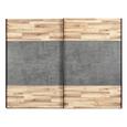 Schwebetürenschrank in Eichefarben - Dunkelgrau/Eichefarben, KONVENTIONELL, Holzwerkstoff/Kunststoff (269,9/210,5/61,2cm) - Modern Living Schwebetürenschrank in Eichefarben - Dunkelgrau/Eichefarben, KONVENTIONELL, Holzwerkstoff/Kunststoff (269,9/210,5/61,2cm) - Modern Living