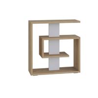 Beistelltisch Saly ca. 55x20x57 cm Eiche/Weiß - Eichefarben/Weiß, Design, Holzwerkstoff (55/20/57cm) - Livetastic