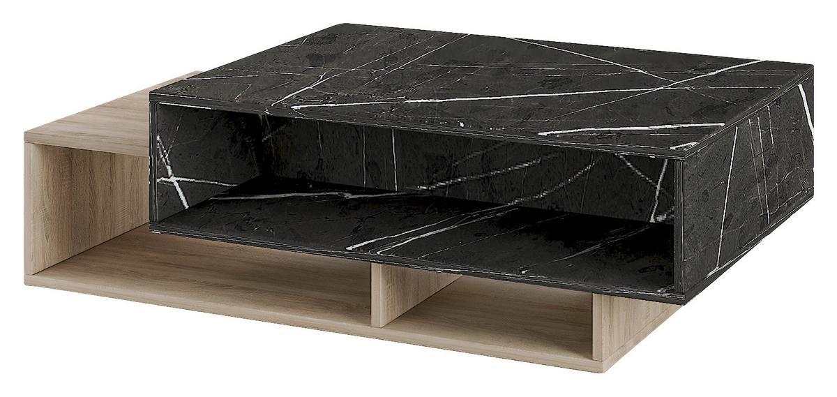 Dohányzóasztal Petra - Sonoma tölgy, Modern, faalapú anyag (105/32/60cm)