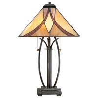 Stolna Svjetiljka Qz-Asheville - brončane boje, Konvencionalno, staklo/metal (40.6cm)