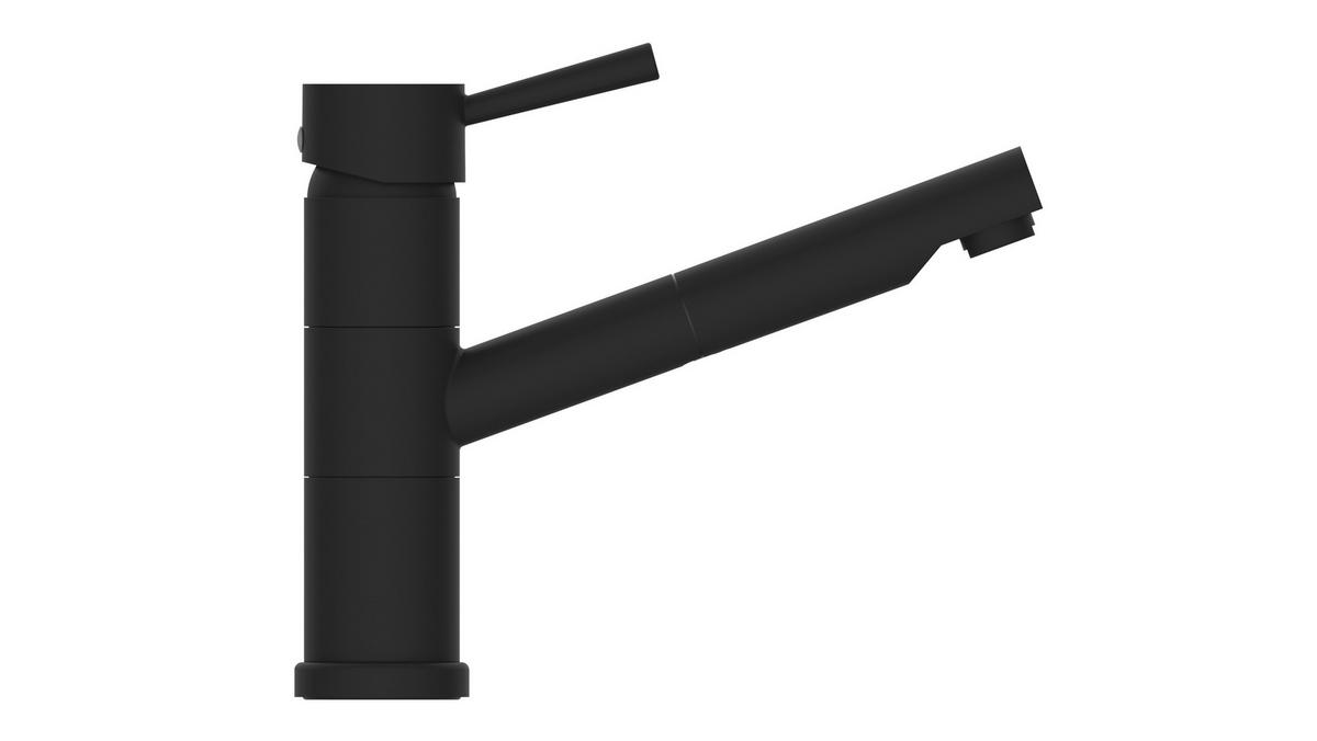 Küchenarmatur Sistant Paris in Schwarz - Schwarz, Basics, Metall (5,5/20/23cm) - Sistant