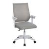 SNURRSTOL ARIANA - vit/grå, Modern, textil/plast (55/90-100/55cm) - Mömax
