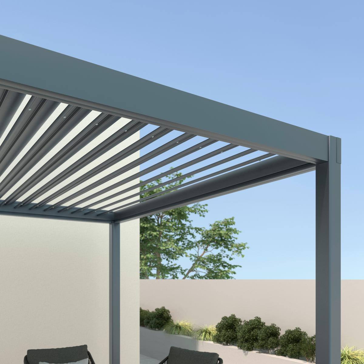 Pavilon Peri - fekete, Basics, fém (300/230/300cm) - Best Price