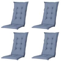 SESSELAUFLAGE BASIC KOBALT AUFLAGE HOCH - Rot, MODERN, Textil (50/2/123cm) - Gardenson