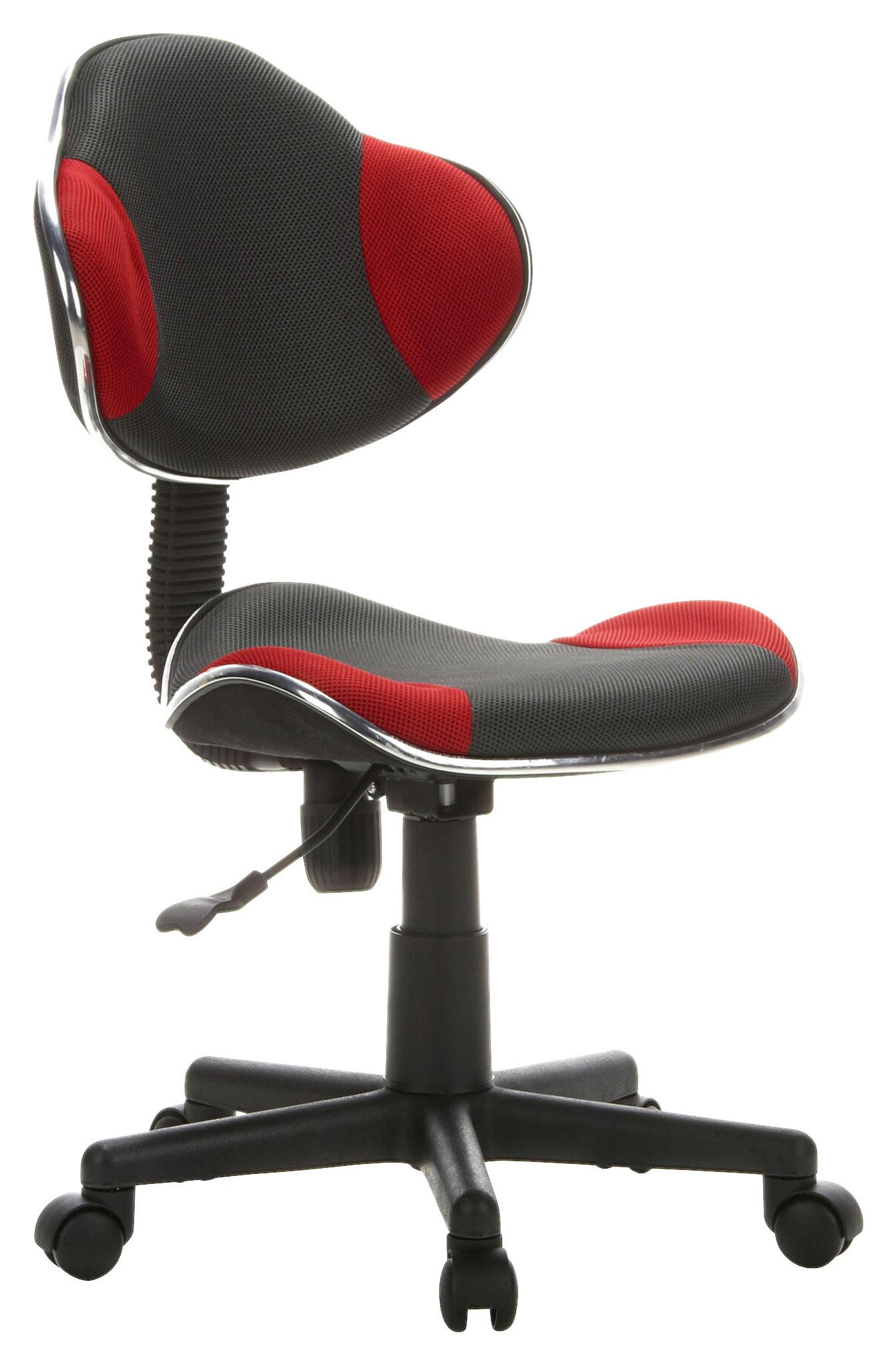 Jugenddrehstuhl Kiddy GTI 2 ca. 45x86-101x42 cm Rot,Grau - Rot/Grau, Basics, Kunststoff (45/86-101/42cm) - MID.YOU