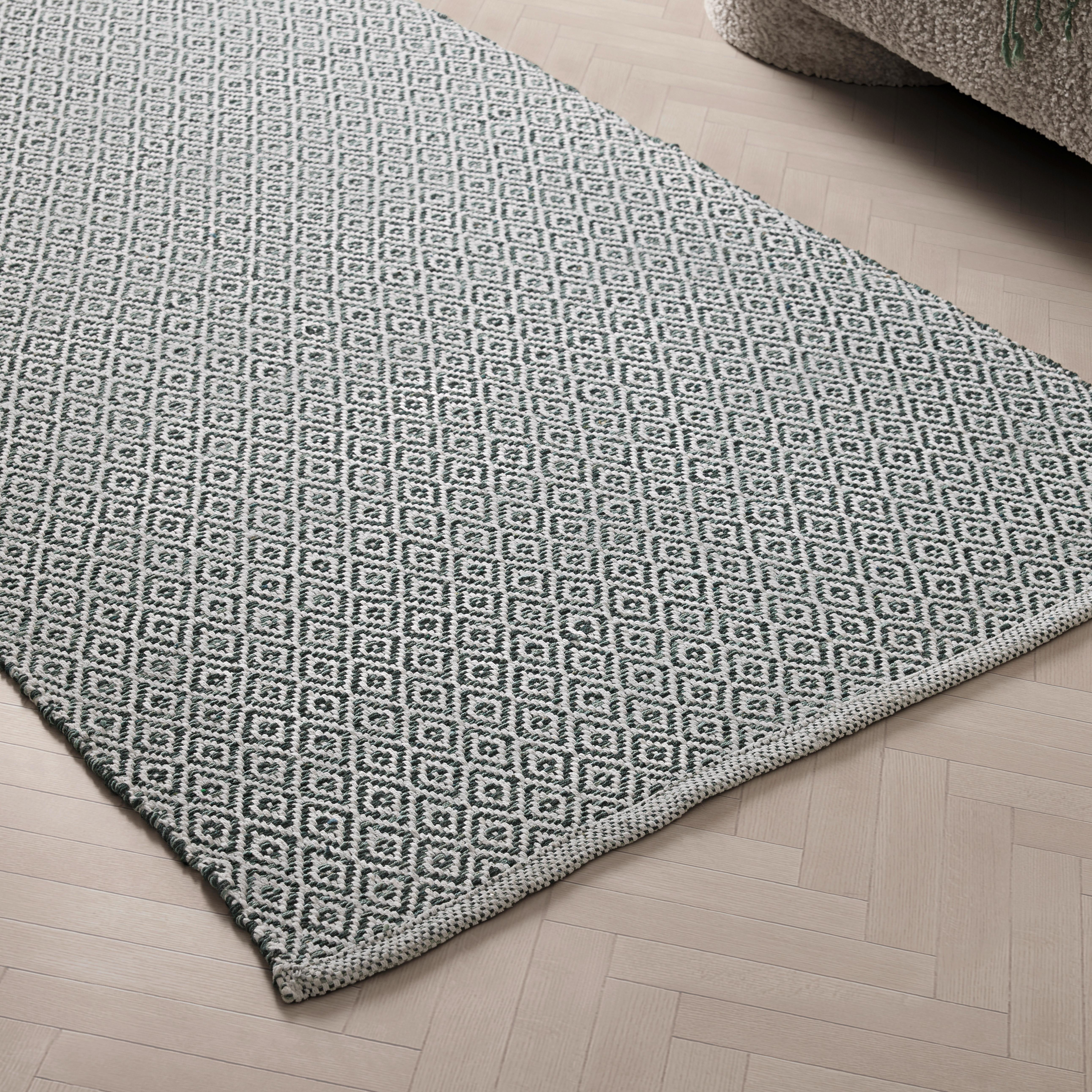 HANDVÄVD MATTA CAROLA 1 - rosa, Basics, textil (60/120cm) - Mömax