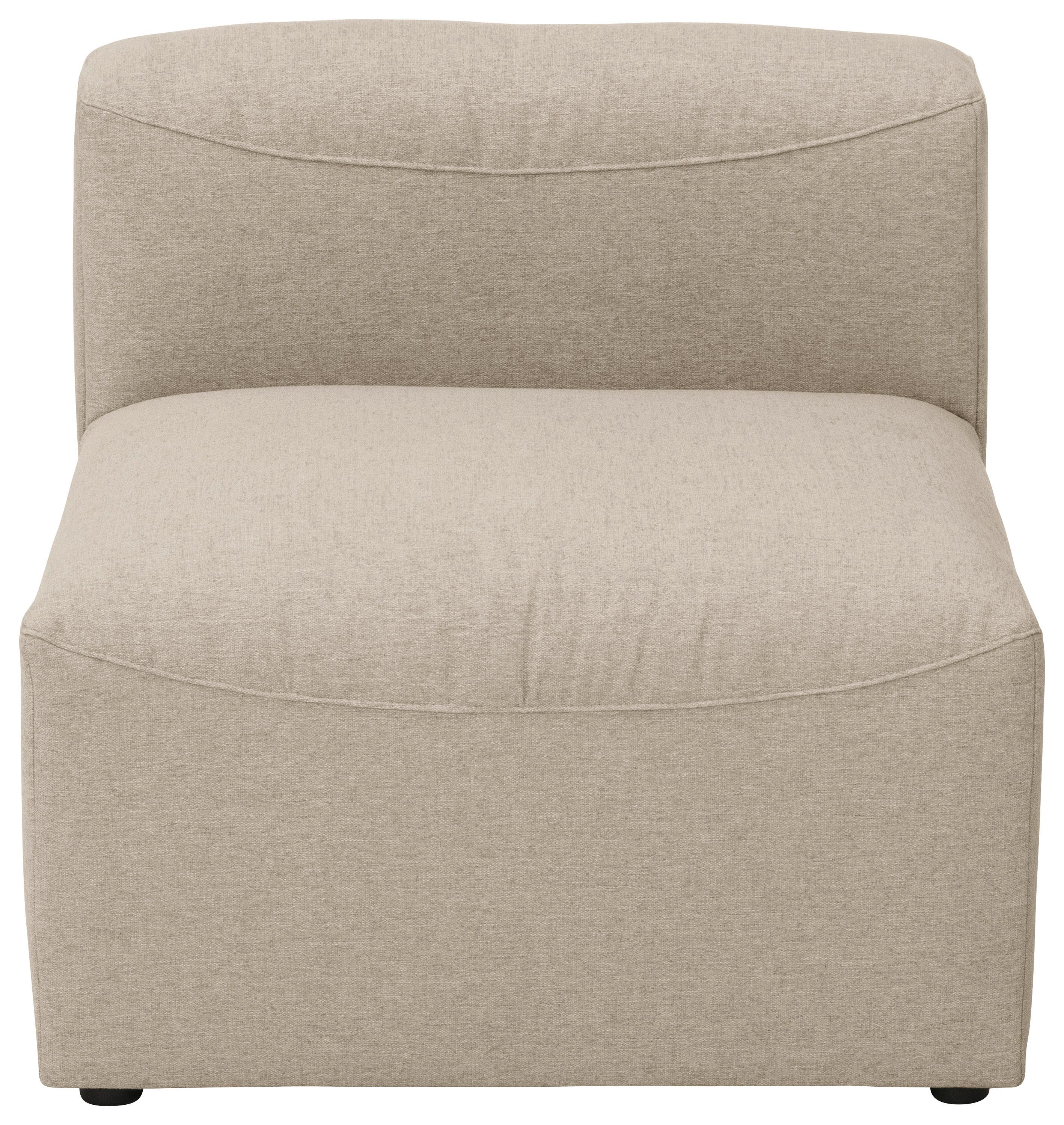 SOFAELEMENT LENA - Creme, Design, Kunststoff/Textil (75/73/100cm) - Max Winzer