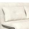BÄDDSOFFA LUNA - vit/svart, Modern, metall/textil (143/84/81cm) - Bessagi Home