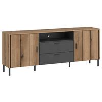 Comodă TV SHIRLEY - Konventionell, material pe bază de lemn (158,2/65/40cm) - Zandiara