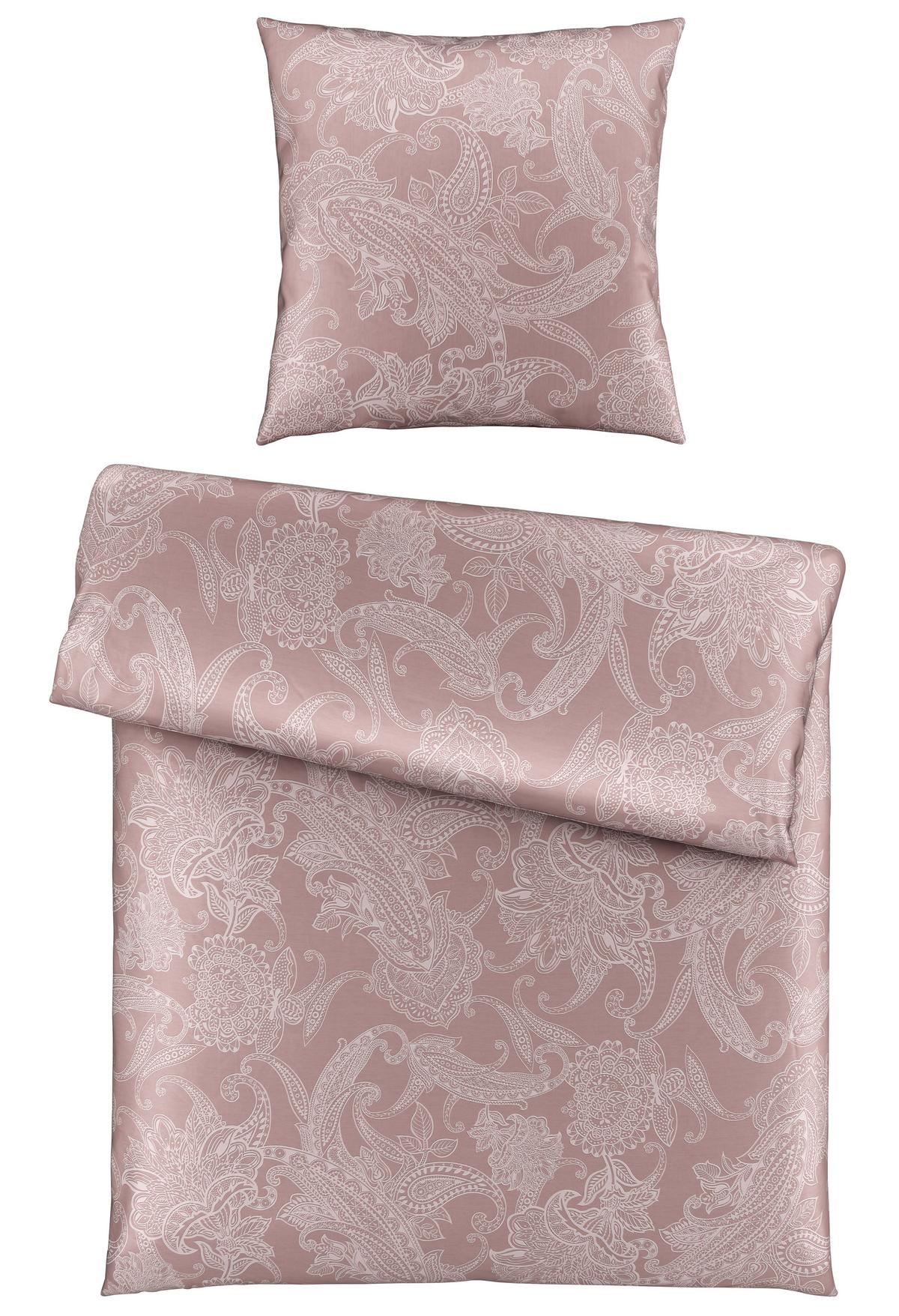 Bettwäsche Amal XL Mauve ca. 155x220cm - Mauve, ROMANTIK / LANDHAUS, Textil (155/220cm) - Modern Living