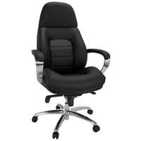 Pisarniški Stol Brenton Xxl, Črna - črna, Moderno, kovina/umetna masa (73/137/73cm) - MID.YOU