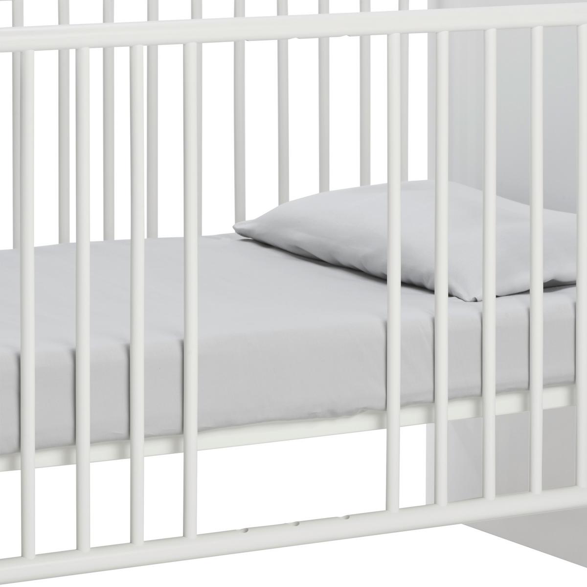 Babyzimmer Olivia Weiß - Weiß, KONVENTIONELL (334/186/266cm) - Bessagi Kids