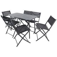 Vrtni Set Sumila, Črna, 7-Delno - črna, Moderno, kovina/umetna masa - Ambia Garden