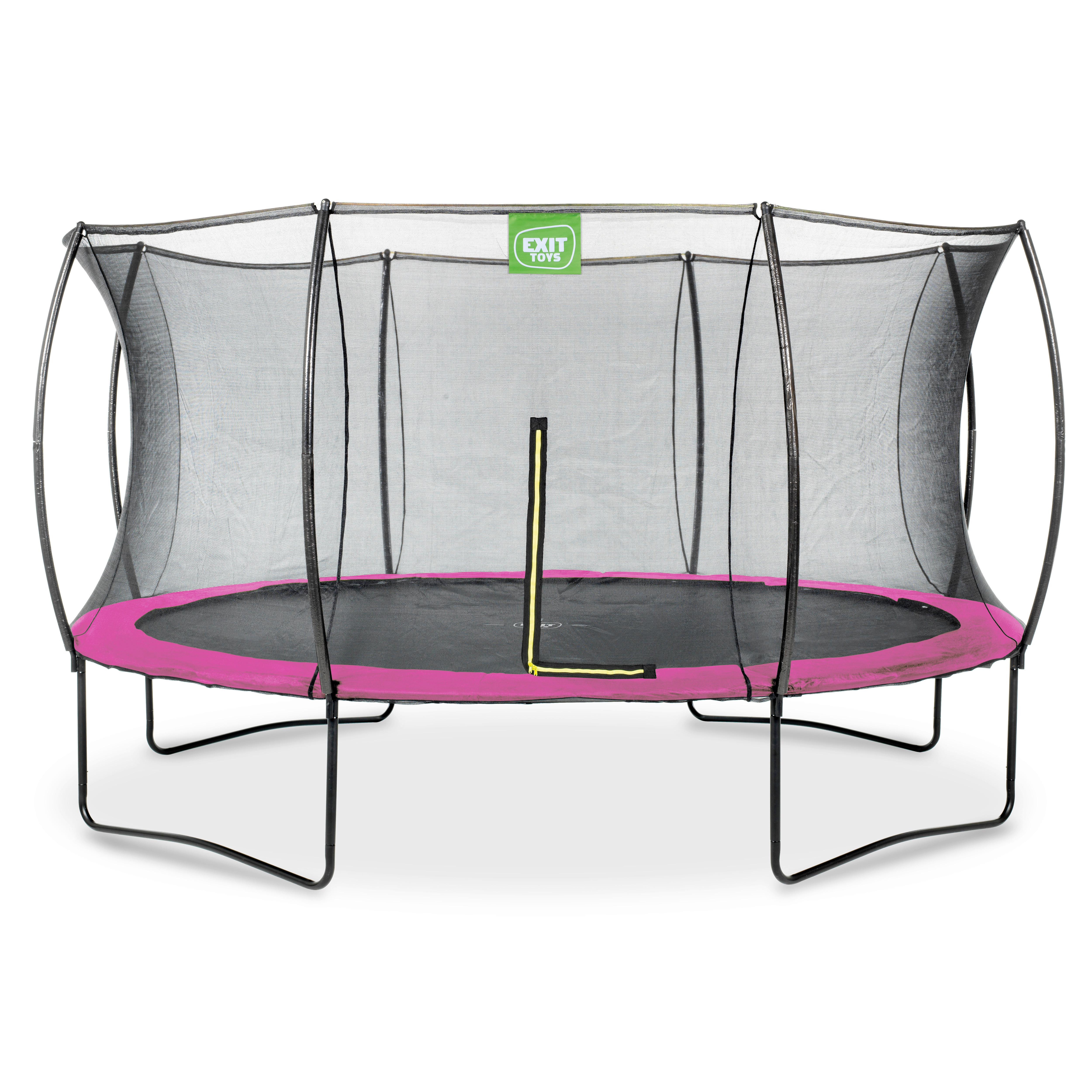 Trampolin Exit Silhouette, Ø 427cm - pink, Konvencionalno, kovina/umetna masa (464/267cm) - EXIT Toys