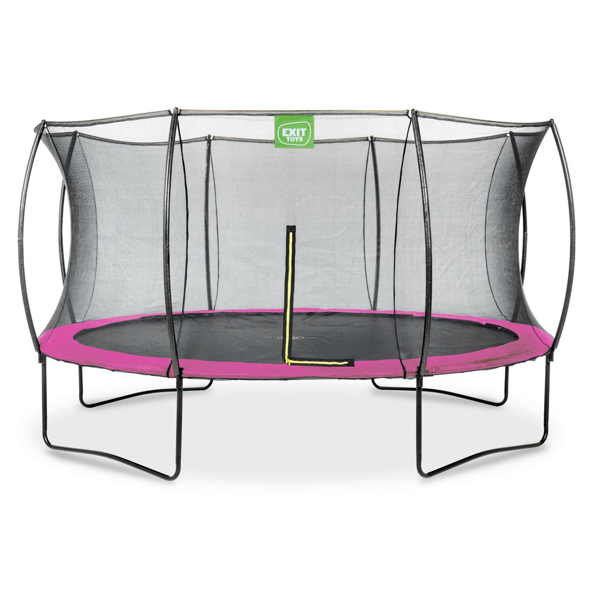 Trampolin Exit Silhouette, Ø 427cm - pink, Konvencionalno, kovina/umetna masa (464/267cm) - EXIT Toys