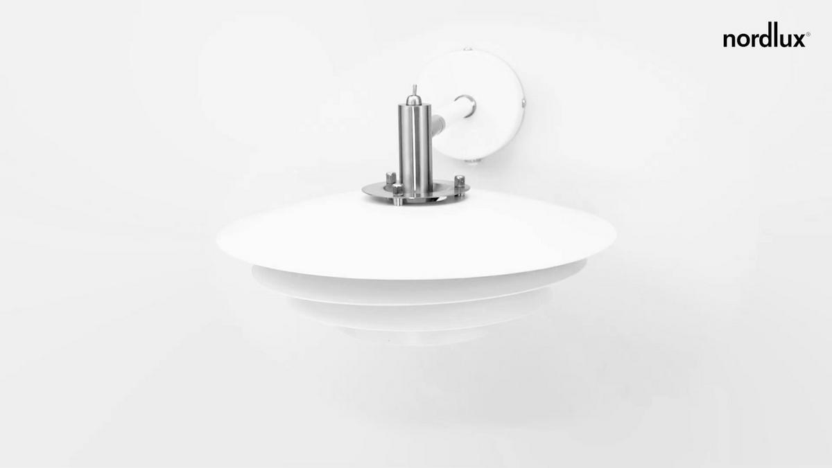 KINKIET 2213471001 BRETAGNE - biały, Design, metal (30/18cm) - Nordlux