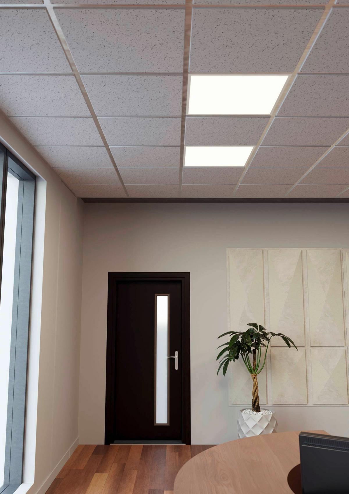 Led-paneel 900937_rabassa - Weiss, Basics, Kunststoff/Metall (59,5/59,5/2,7cm) - Eglo