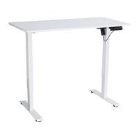 Dvižna Pisalna Miza Emil 2, Bela, 120x60 - bela, Moderno, kovina/leseni material (120/72-118/60cm) - Mömax