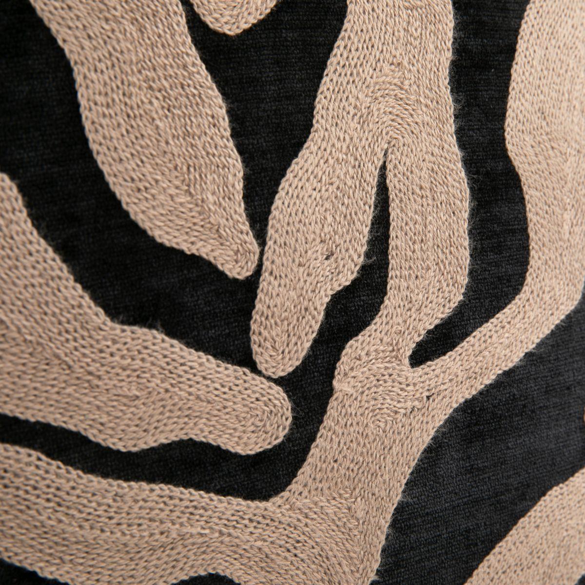 Okrasna Blazina Savana - črna/rjava, tekstil (45/45cm) - Mömax