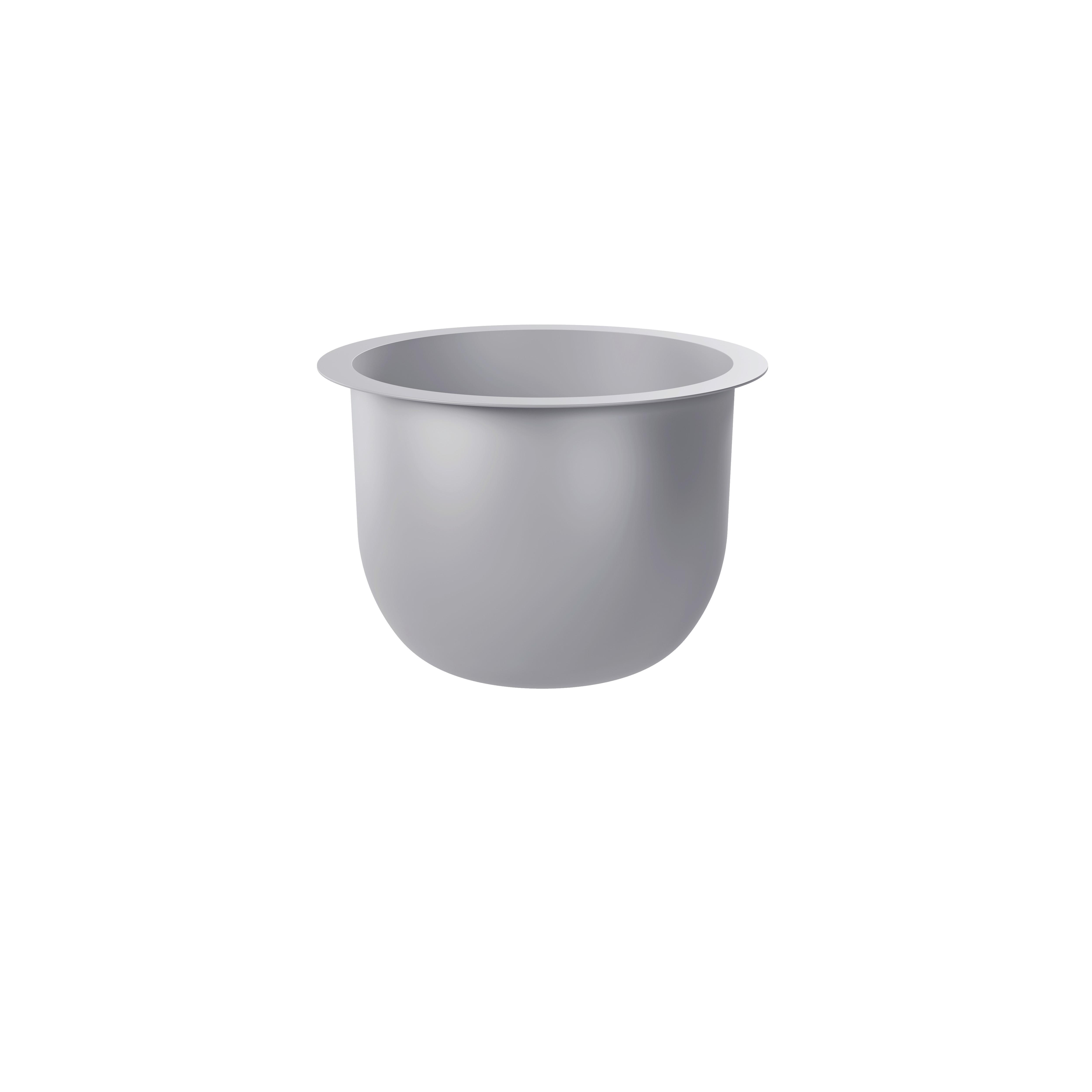 Übertopf Multivario Grau - Grau, MODERN, Kunststoff (24,0cm)